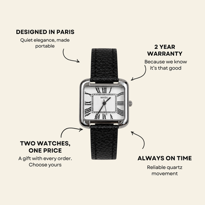 Concorde Watch Black | Sore & Lisse