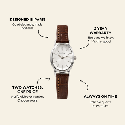 Madeleine Watch Cognac | Sore & Lisse