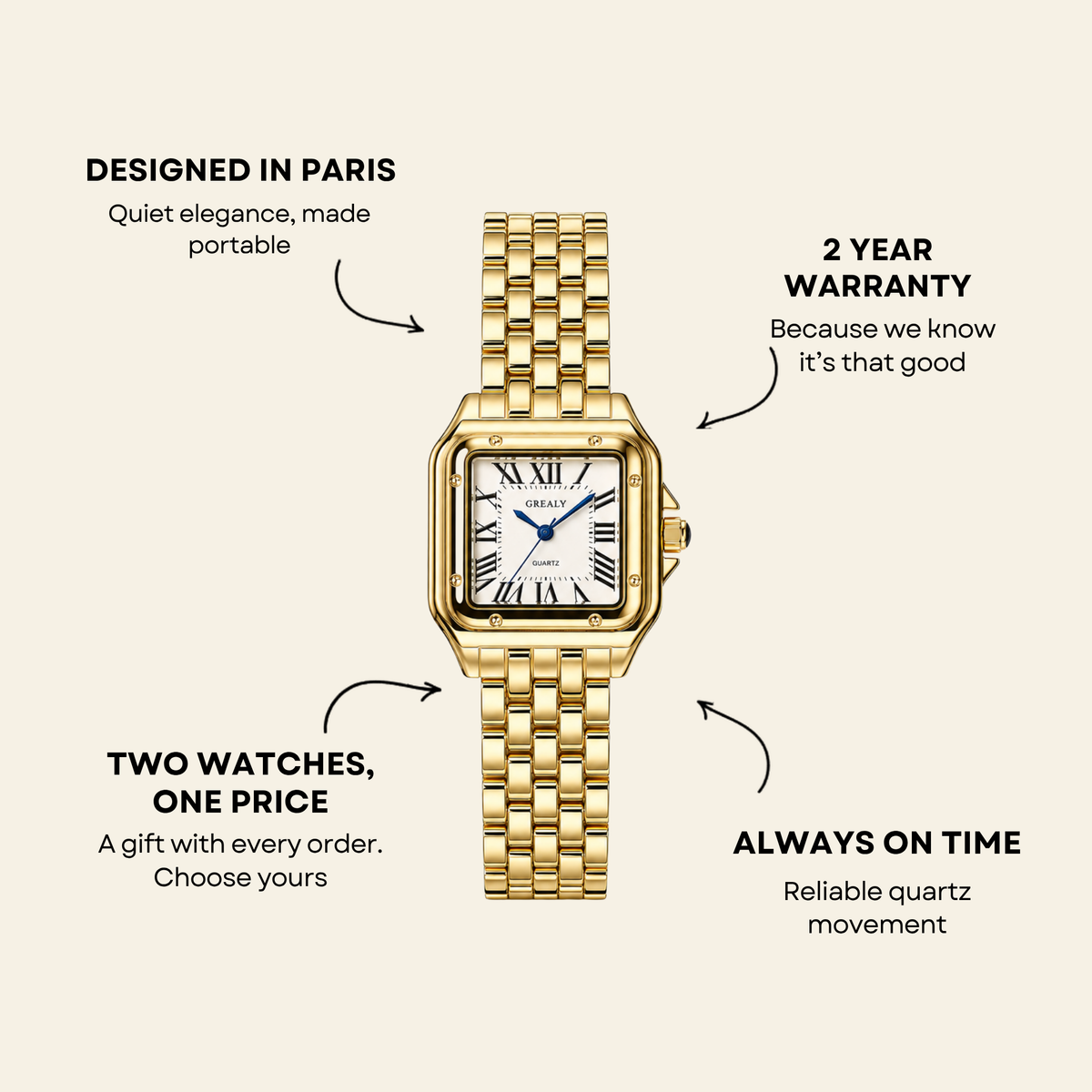 Le Marais Watch Ivoire | Sore & Lisse